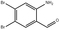 2-氨基-4,5-二溴甲醛 结构式