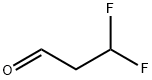 Propanal, 3,3-difluoro- 结构式