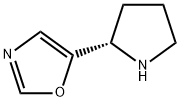 Oxazole, 5-(2S)-2-pyrrolidinyl- 结构式