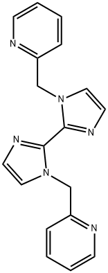 1,1'-BIS(PYRIDIN-2-YLMETHYL)-2,2'-BISIMIDAZOLE 结构式