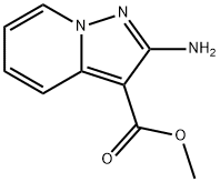 2-氨基H-吡唑并[1,5-A]吡啶-3-羧酸甲酯盐酸盐 结构式