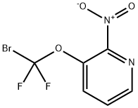 Pyridine, 3-(bromodifluoromethoxy)-2-nitro- 结构式