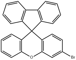 3'-溴螺[芴-9,9'-氧杂蒽] 结构式