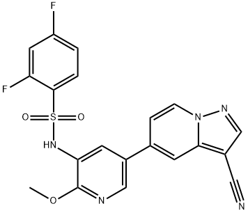 化合物 PI3K/MTOR INHIBITOR-13 结构式