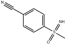 4-(S-methylsulfonimidoyl)benzonitrile(WX192082) 结构式