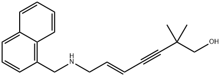 Terbinafine N-Desmethyl Hydroxy Impurity 结构式