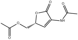 2-acetamido-5-O-acetyl-2,3-dideoxy-L-glyceropent-2-eno-1,4 结构式