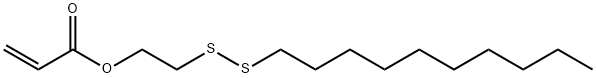 丙烯酸[2-(癸基二硫基)乙基]酯 结构式