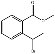 Benzoic acid, 2-(1-bromoethyl)-, methyl ester 结构式