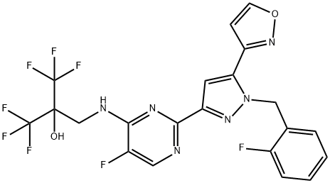 Praliciguat 结构式