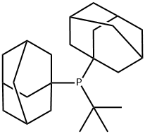 二(金刚烷-1-基)(叔丁基)膦 结构式