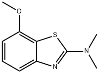 2-Benzothiazolamine,7-methoxy-N,N-dimethyl-(9CI) 结构式