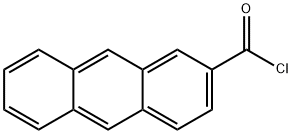 2-Anthracenecarbonyl chloride 结构式