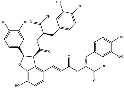 Salvianolic acid Y 结构式