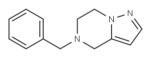 Pyrazolo[1,5-a]pyrazine, 4,5,6,7-tetrahydro-5-(phenylmethyl)- 结构式