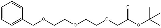 苄基-PEG3-乙酸叔丁酯 结构式
