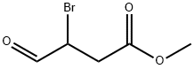 3-溴-4-氧代丁酸甲酯 结构式