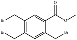 methyl 2,4,5-tris(bromomethyl)benzoate 结构式