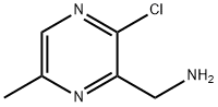 (3-氯-6-甲基吡嗪-2-基)甲酰胺 结构式