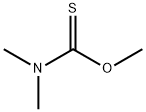 Carbamothioic acid, N,N-dimethyl-, O-methyl ester 结构式