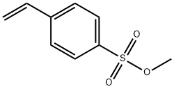 对乙烯苯磺酸甲酯 结构式