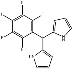 5-(五氟苯基)二吡咯亚甲基化合物 结构式