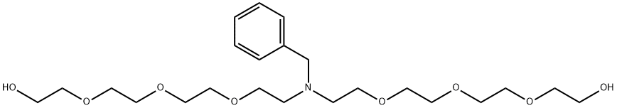 N-Benzyl-(PEG3-OH)2 结构式