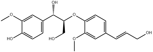 threo-Guaiacylglycerol β-coniferyl ether 结构式