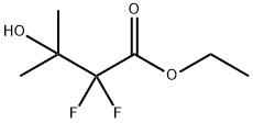2,2-二氟-3-羟基-3-甲基丁酸乙酯 结构式