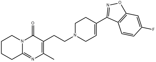 脱氢利培酮 结构式