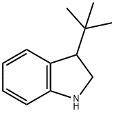 3-叔丁基吲哚啉 结构式