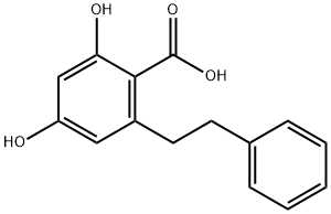 6-phenaethyl-4-hydroxy-salicylsaeure 结构式