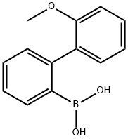 2'-甲氧基[1,1'-联苯-2-基)-硼酸 结构式