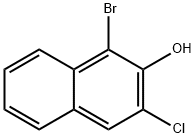 2-Naphthalenol, 1-bromo-3-chloro- 结构式