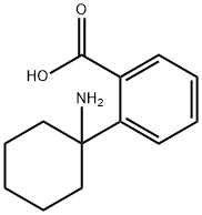Benzoic acid, 2-(1-aminocyclohexyl)- 结构式
