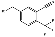 5-(羟甲基)-2-(三氟甲基)苄腈 结构式