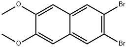 2,3-二溴-6,7-二甲氧基萘 结构式