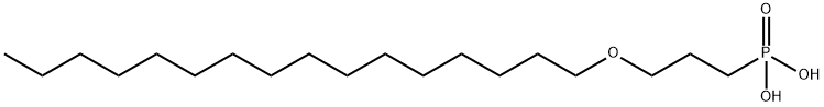 Phosphonic acid, [3-(hexadecyloxy)propyl]- (9CI) 结构式