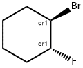 rel-1α*-Fluoro-2β*-bromocyclohexane 结构式