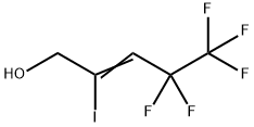 2-Penten-1-ol, 4,4,5,5,5-pentafluoro-2-iodo- 结构式