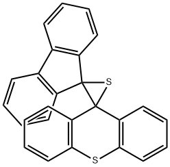 Dispiro[9H-fluorene-9,2'-thiirane-3',9''-[9H]thioxanthene] (9CI) 结构式