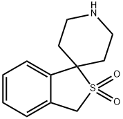 Spiro[benzo[c]thiophene-1(3H),4'-piperidine], 2,2-dioxide 结构式