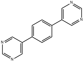 1,4-二(3,5-嘧啶基)苯 结构式