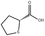 2-Thiophenecarboxylic acid, tetrahydro-, (2R)- 结构式