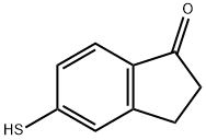 1H-Inden-1-one, 2,3-dihydro-5-mercapto- 结构式