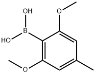 (2,6-二甲氧基-4-甲基苯)硼酸 结构式