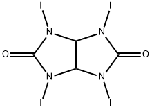 Imidazo[4,5-d]imidazole-2,5(1H,3H)-dione, tetrahydro-1,3,4,6-tetraiodo- 结构式