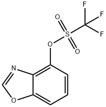 benzo[d]oxazol-4-yl trifluoromethanesulfonate(WXC08878) 结构式