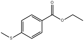 4-甲基硫烷基苯甲酸乙酯 结构式