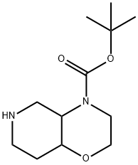 叔丁基八氢-4H-吡啶并[4,3-B][1,4]噁嗪-4-羧酸酯 结构式